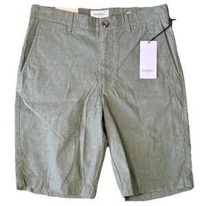 Goodfellow & Co Flat Front Linden Green Shorts 9" Inseam Men’s Size 28 NWT